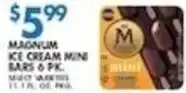 Associated Magnum ice cream mini bars offer