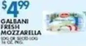 Associated Galbani fresh mozzarella offer