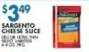 Associated Sargento cheese slice offer