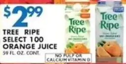 Associated Tree Ripe Select 100 Orange Juice offer