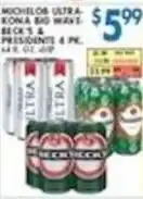 Associated Michelob Ultra Kona Big Wave, Beck's & Presidente 4 pk offer