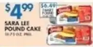 Associated Sara Lee pound cake offer