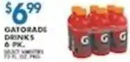 Associated Gatorade drinks offer