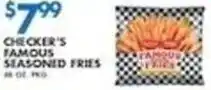 Associated Checker's tamous seasoned fries offer