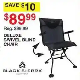 Dunham's Sports Black Sierra Deluxe Swivel Blind Chair offer