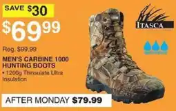 Dunham's Sports Itasca men's carbine 1000 hunting boots offer