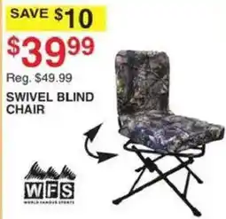 Dunham's Sports Wfs swivel blind chair offer