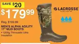 Dunham's Sports Lacrosse men's alpha agility 17" mud boots offer