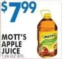 Associated Mott's apple juice offer