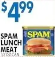 Associated Spam lunch meat offer