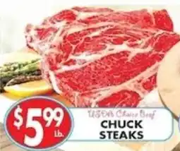 Associated Usda Choice Beef Chuck Steaks offer