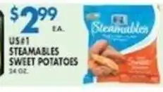 Associated Steamables sweet potatoes offer