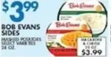 Associated Bob Evans Sides offer