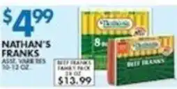 Associated Nathan's Franks offer