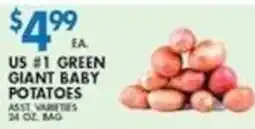 Associated Green giant baby potatoes offer