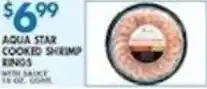 Associated Aqua star cooked shrimp rings offer