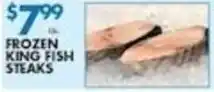 Associated Frozen King Fish Steaks offer