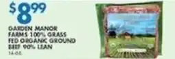 Associated Garden Manor Farms 100% Grass Fed Organic Ground Beef offer