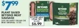 Associated Plant based beyond meat sausage offer