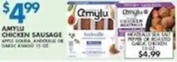 Associated Amylu chicken sausage offer