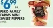 Associated Pero family farms mini sweet peppers offer