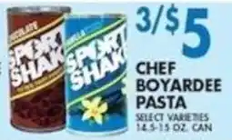 Associated Chef boyardee pasta offer