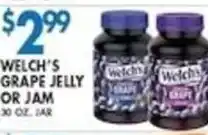 Associated Welch's grape jelly or jam offer