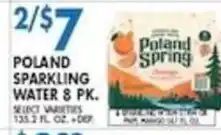Associated Poland spring sparkling water offer