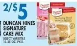 Associated Duncan Hines signature cake mix offer
