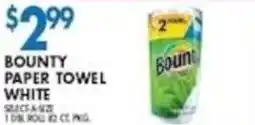 Associated Bounty paper towel white offer