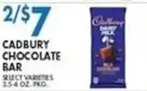 Associated Cadbury chocolate bar offer