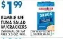 Associated Bumble Bee Tuna Salad W/ Crackers offer
