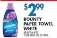 Associated Bounty paper towel white offer