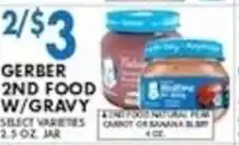 Associated Gerber 2nd food w/gravy offer