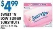 Associated Planters sweet 'n low sugar substitute offer
