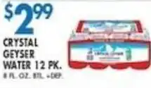 Associated Crystal Geyser Water offer