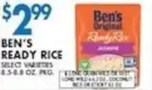 Associated Ben's original ready rice jasmine offer