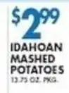 Associated Idahoan mashed potatoes offer