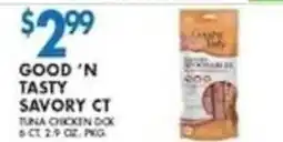 Associated Good 'n tasty savory ct tuna chicken dog offer