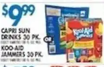 Associated Capri sun drinks offer