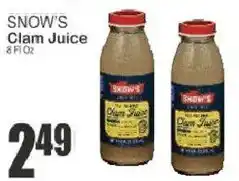 Snow's clam juice