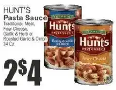 Key Food Hunt's Pasta Sauce offer
