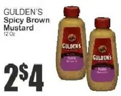 Key Food Gulden's Spicy Brown Mustard offer