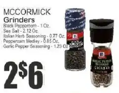 Key Food McCormick Grinders offer
