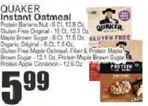 Key Food Quaker instant oatmeal offer