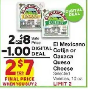 El Mexicanco Cotija or Oaxaca Queso Cheese