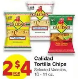United Supermarkets Calidad Tortilla Chips offer