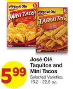 United Supermarkets Jose Ole Taquitos and Mini Tacos offer