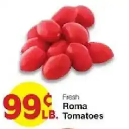 United Supermarkets Fresh Roma Tomatoes offer