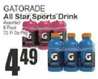 Key Food Gatorade all star sports drink offer